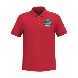 Polo piqué manches courtes homme personnalisable - rouge