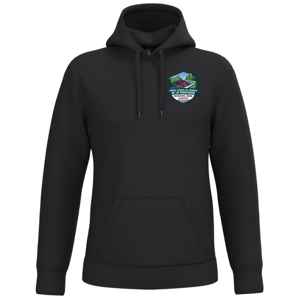 Sweat-shirt capuche homme coton peigné - personnalisable