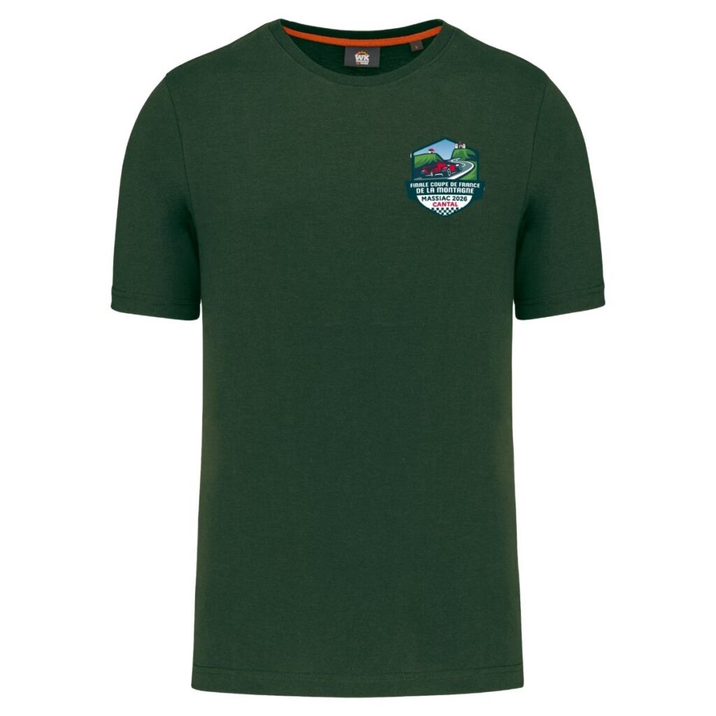 T-shirt col rond écoresponsable homme personnalisable