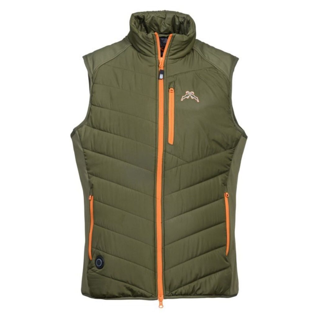 Gilet Chauffant chasse Hybrid - 3 zones chauffantes - face