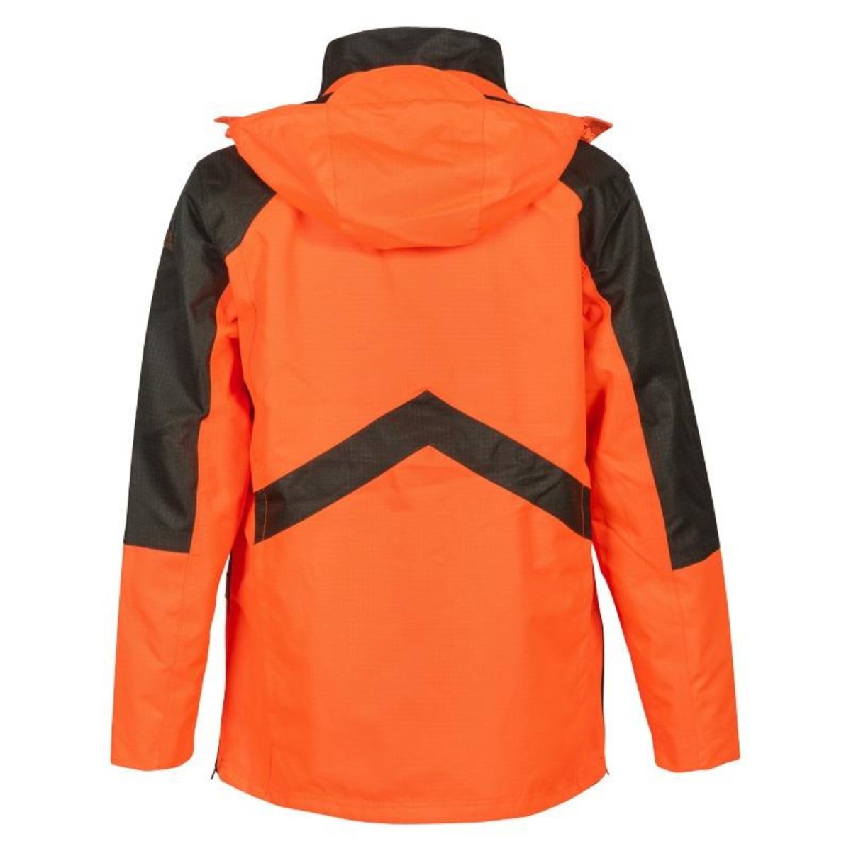 Veste Prédateur Evo Orange et Noire – Imperméable et Personnalisable - Dos